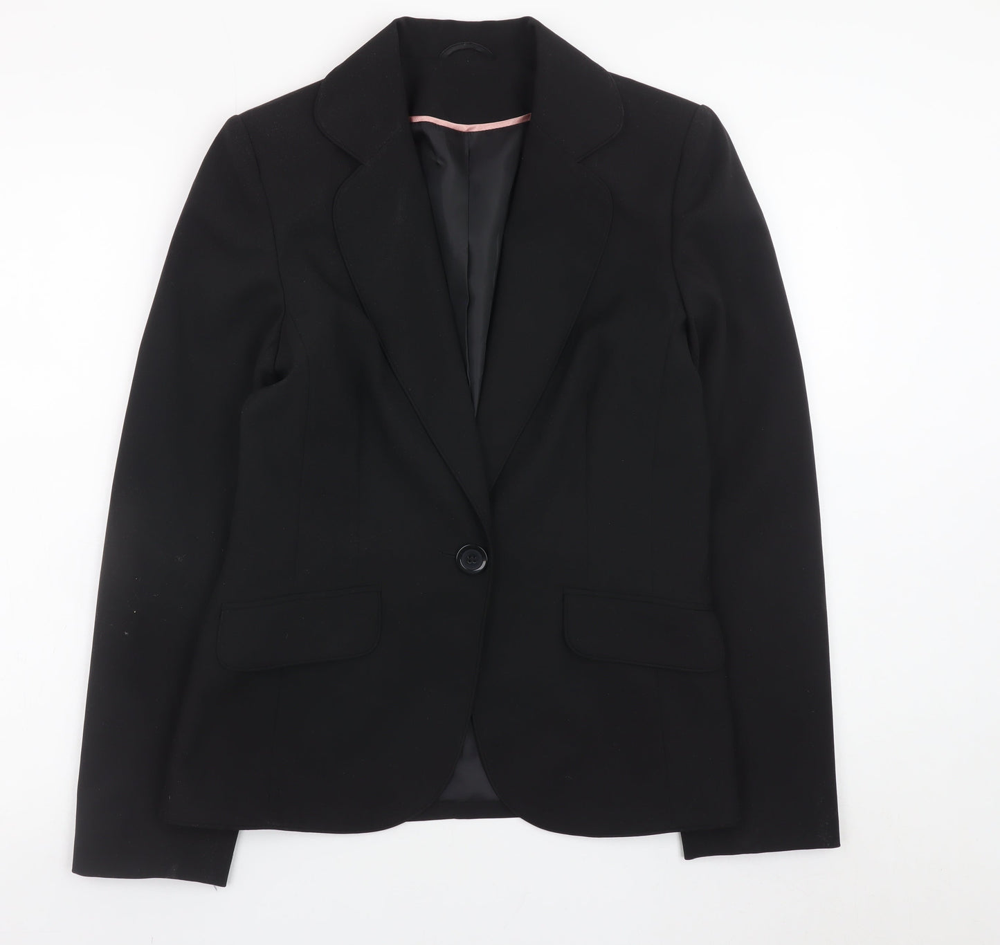 Dorothy Perkins Women's Black Size 10 Single-Breasted Blazer