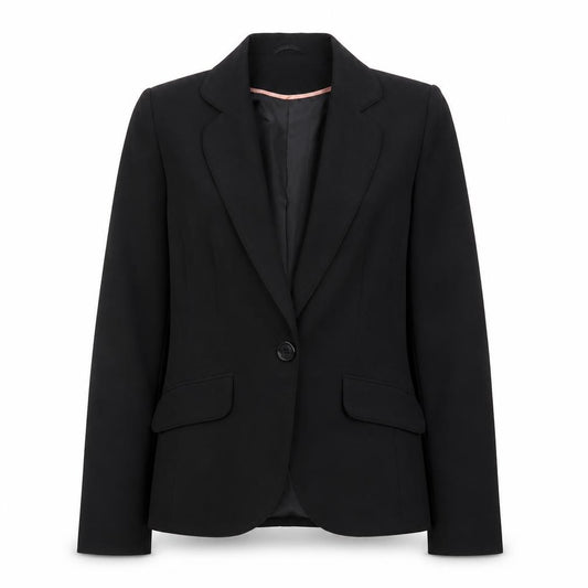 Dorothy Perkins Women's Black Size 10 Single-Breasted Blazer