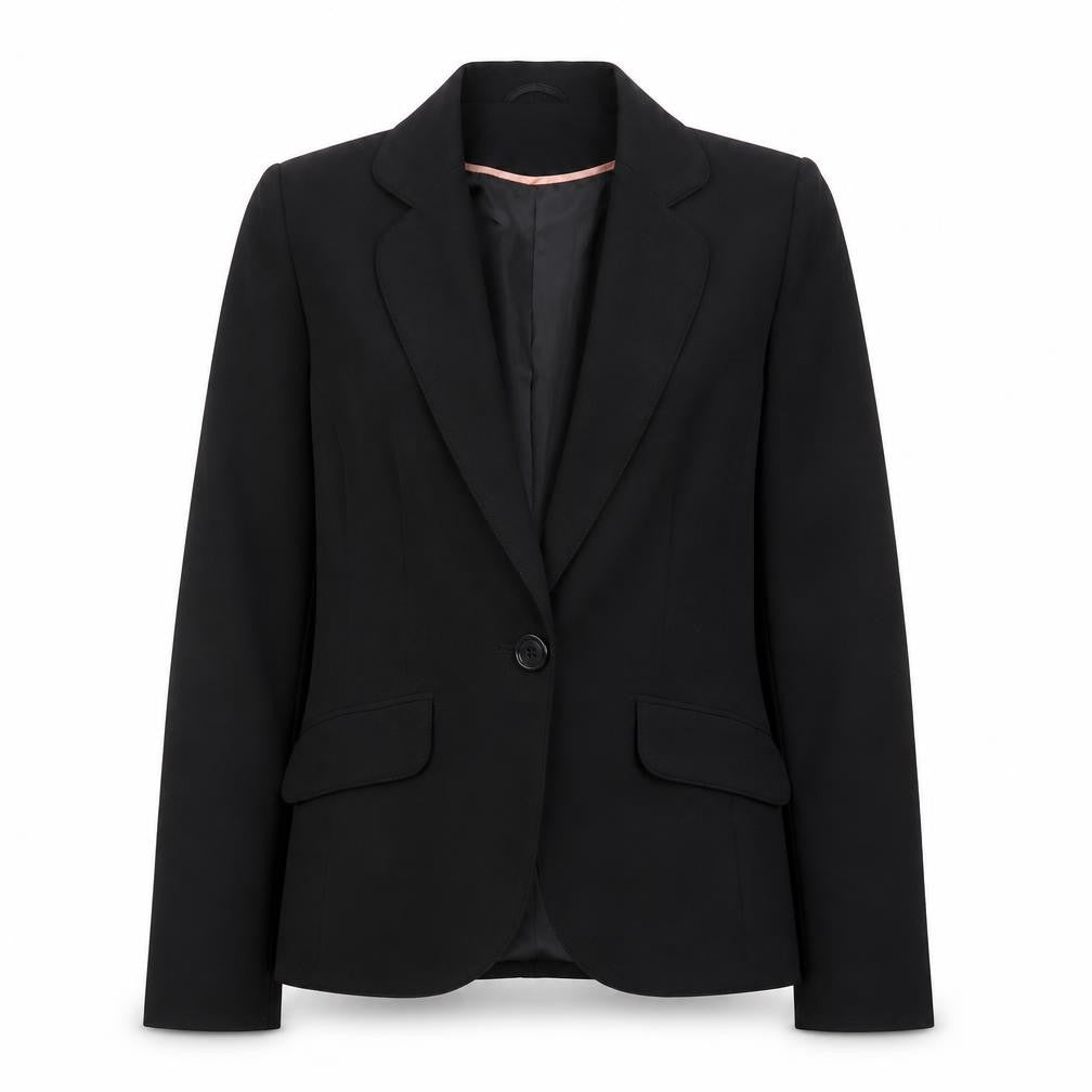 Dorothy Perkins Women's Black Size 10 Single-Breasted Blazer