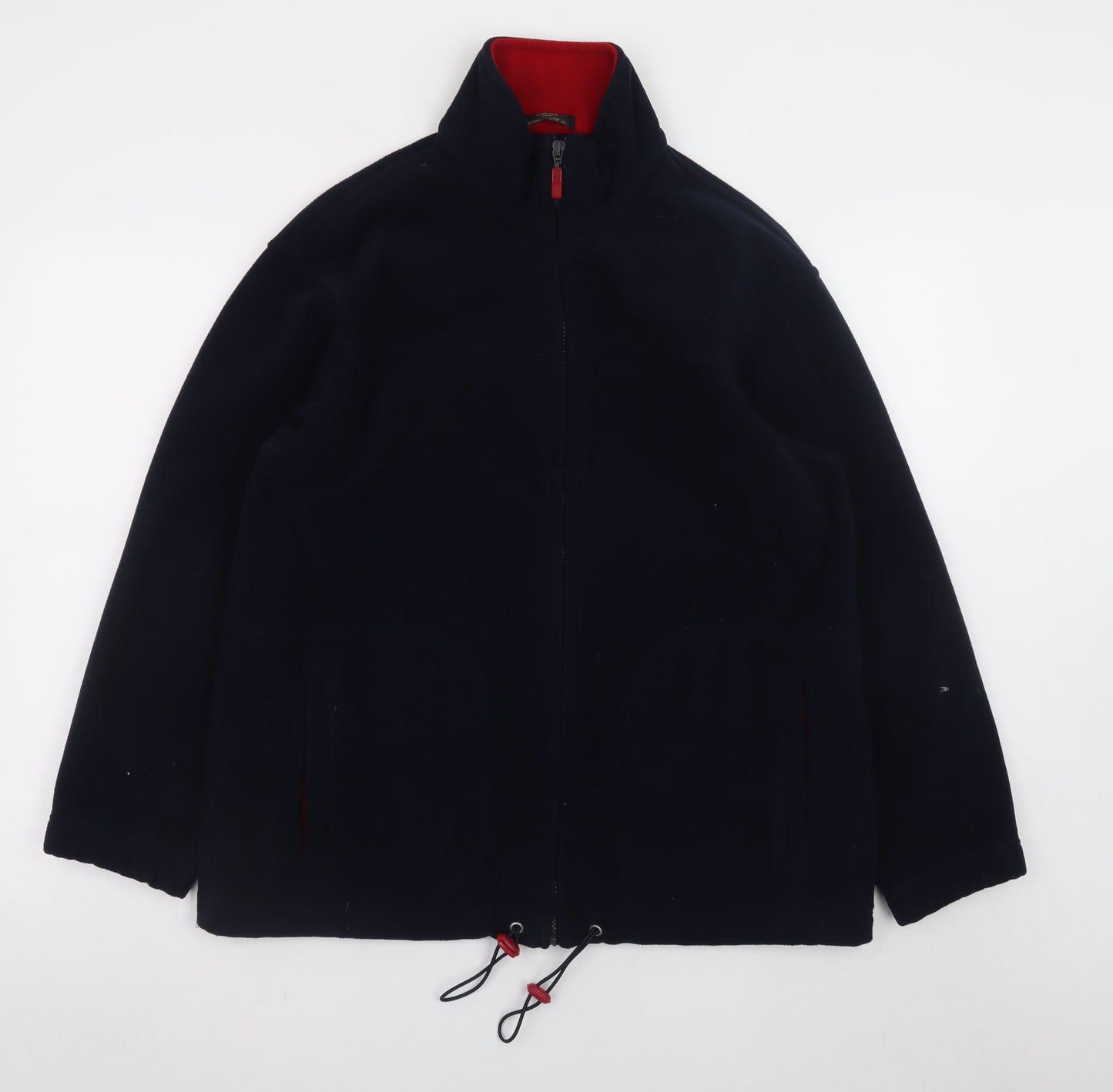 Marks and Spencer Men's Blue Fleece Full Zip Jacket UK 14
