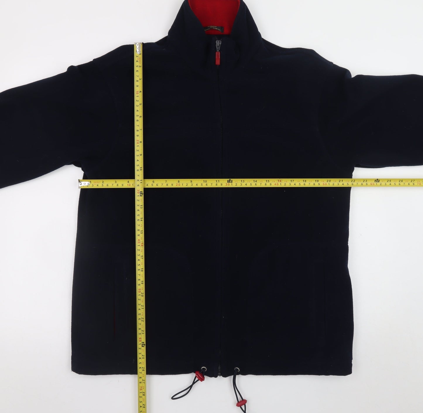 Marks and Spencer Men's Blue Fleece Full Zip Jacket UK 14