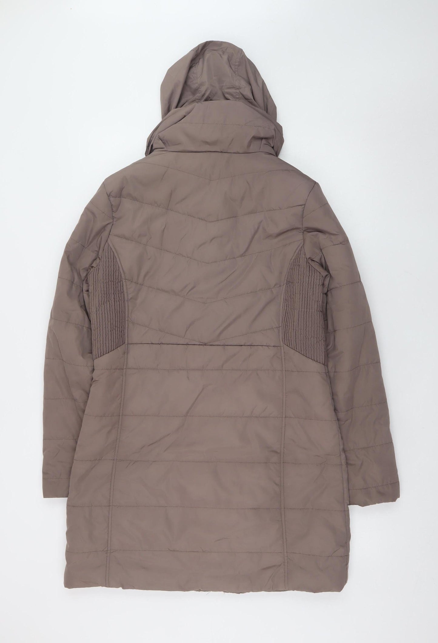 Regatta Women’s Brown Hooded Long Puffer Coat Size 10