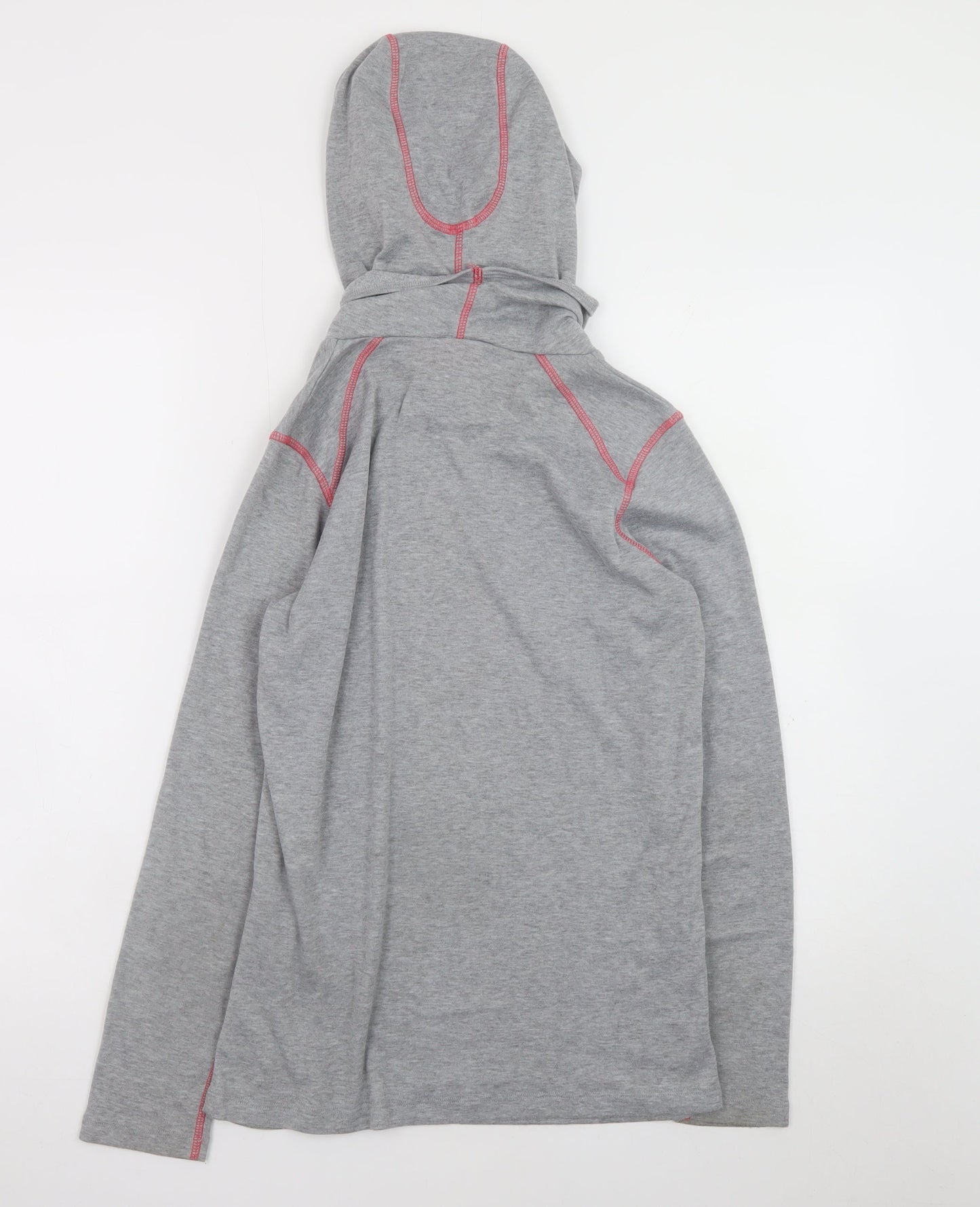 Crivit Women’s Grey Pullover Hoodie Size 14/16 Polyester Long Sleeve