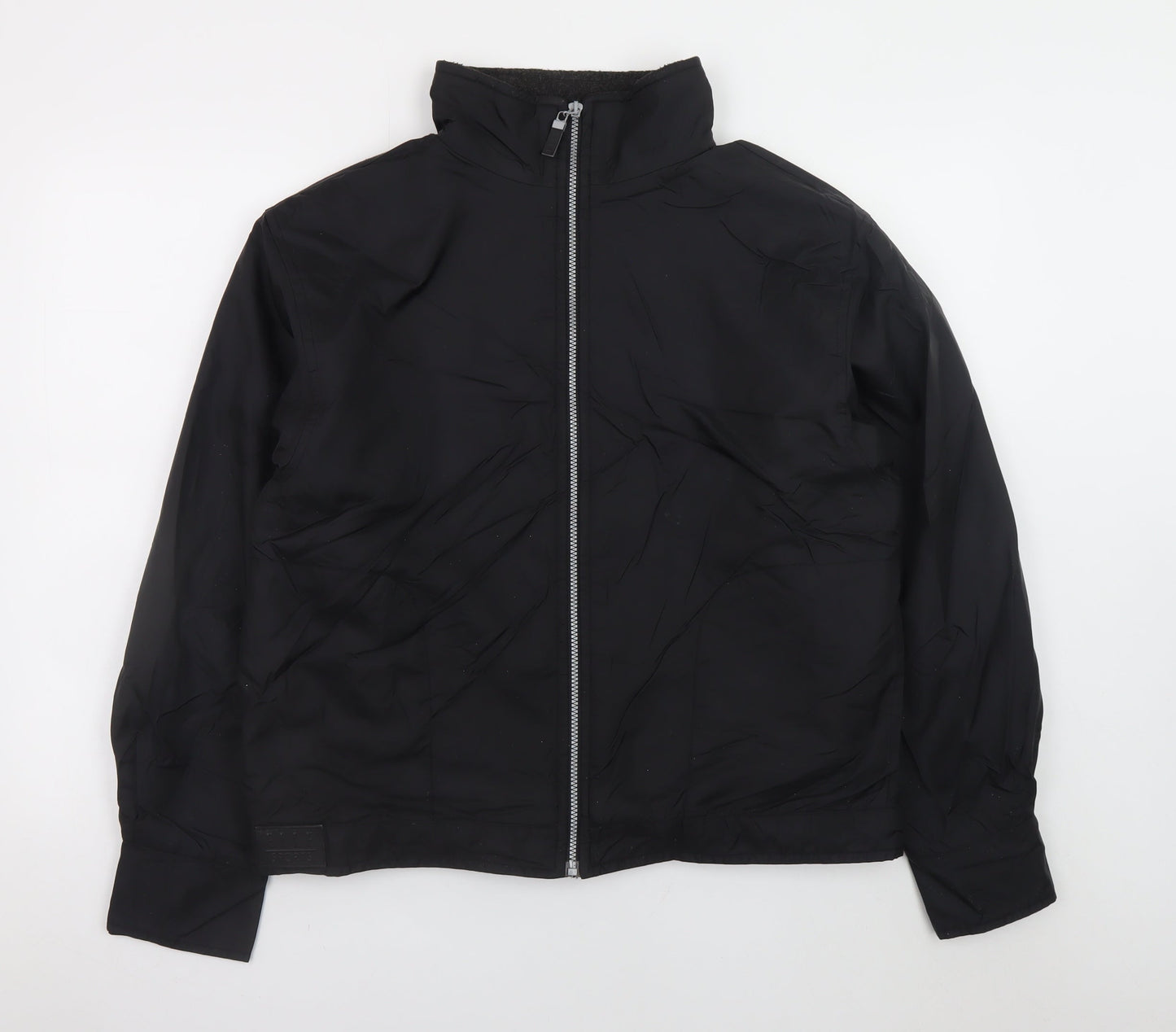 ELLE Sports Women's Black L Full Zip Lined Polyester Jacket