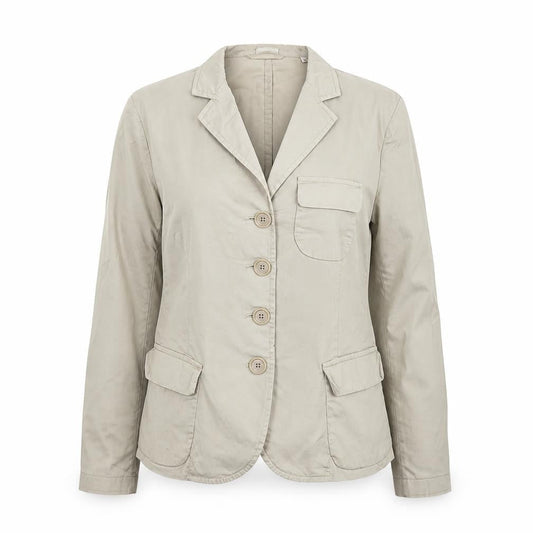 Aspesi Women’s Beige Blazer Jacket Size 12 Cotton Blend Smart Casual