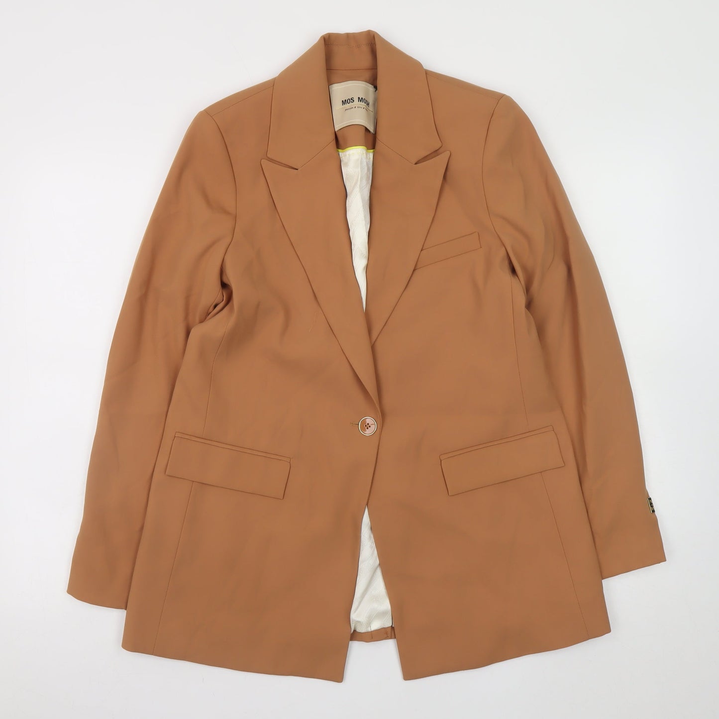 MOS MOSH Women's Brown Bine Leia Blazer Size 8 Regular Fit