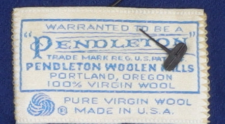 Pendleton Women's Blue Wool Blazer Size 14 Classic Single-Breasted