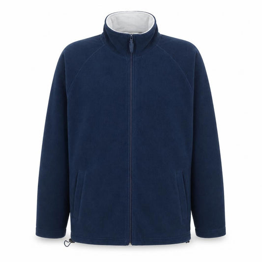 Cheers Men's Navy Blue Fleece Jacket Size S Full Zip Polyester