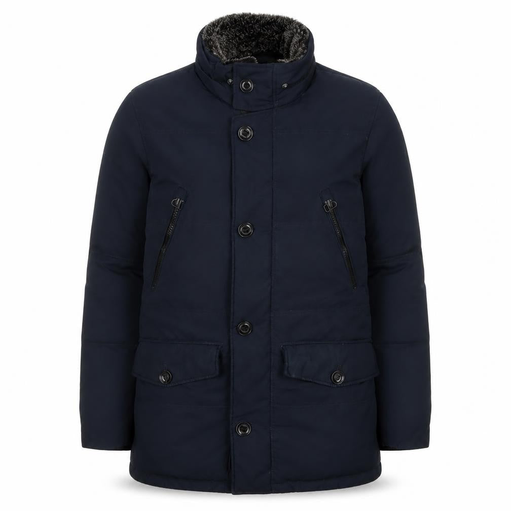 Marks & Spencer Blue Harbour Men's Blue Parka Coat Size S