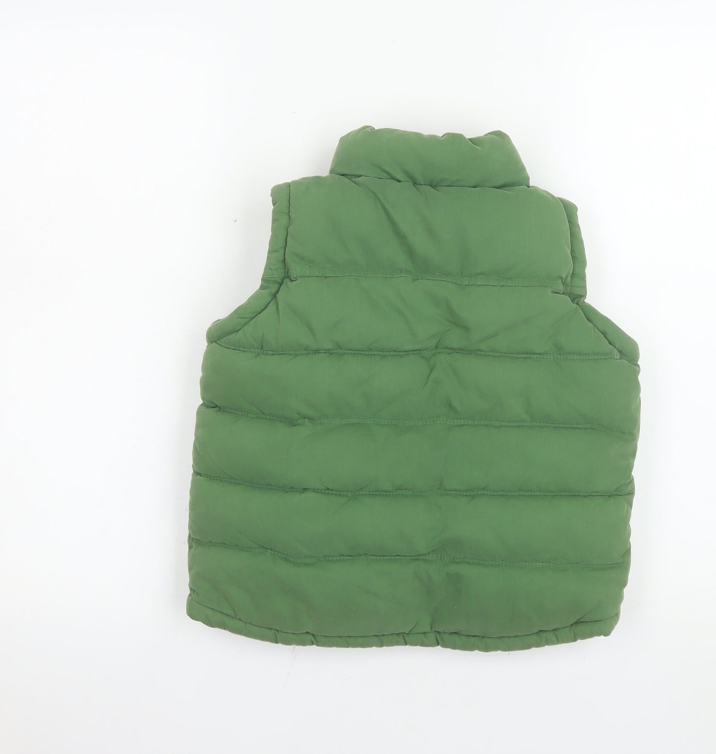 Joules Boys Green Padded Bodywarmer Gilet Age 7 Cotton Blend