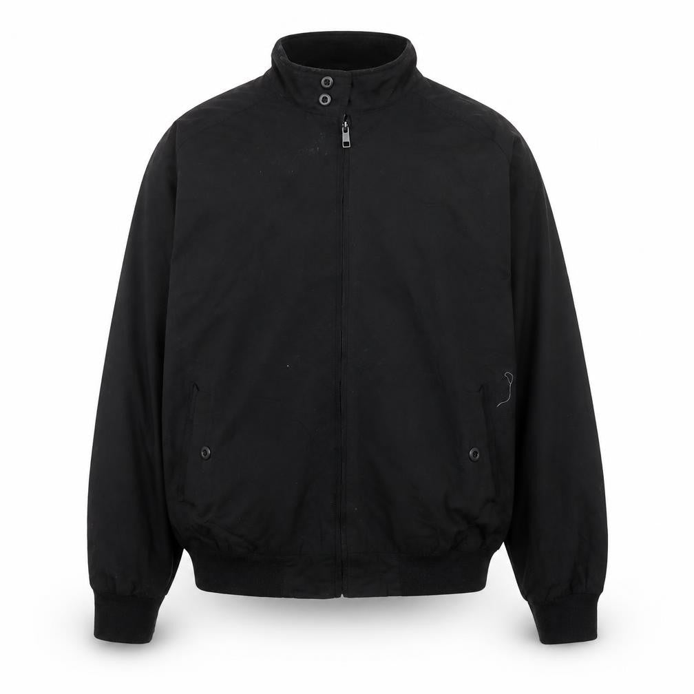 Soulstar&Co Men's Black M Bomber Jacket Full Zip Casual Polyester
