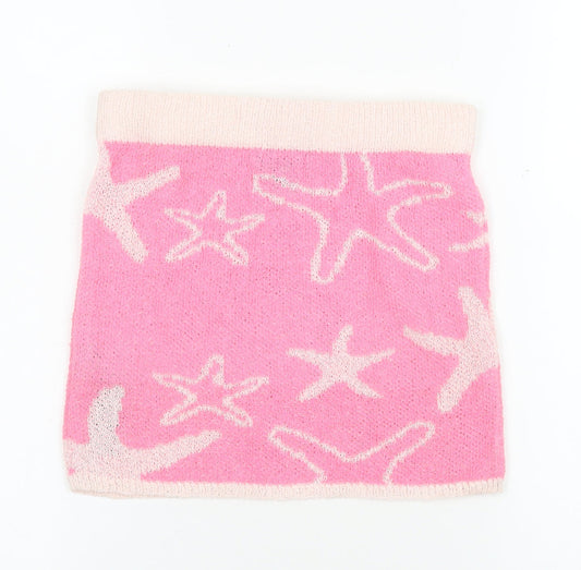 PrettyLittleThing Women’s Pink Knit Mini Skirt Size S Beach Style