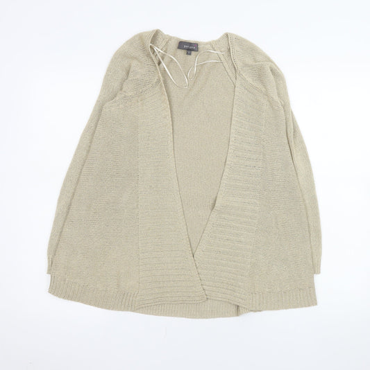 Marks and Spencer Per Una Women’s Beige Size 8 Open Knit Cardigan