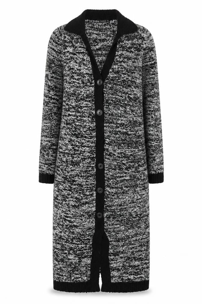 Threadbare Women’s Black Knit Collared Midi Shirt Dress Size 8