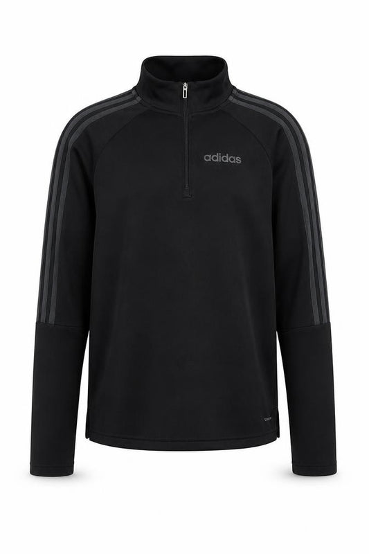Adidas Men's Black XS Athletic 1/2 Zip Sports Sweatshirt