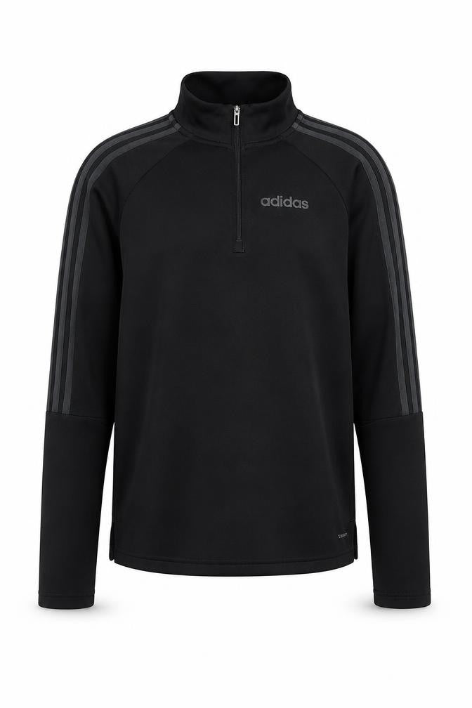 Adidas Men's Black XS Athletic 1/2 Zip Sports Sweatshirt