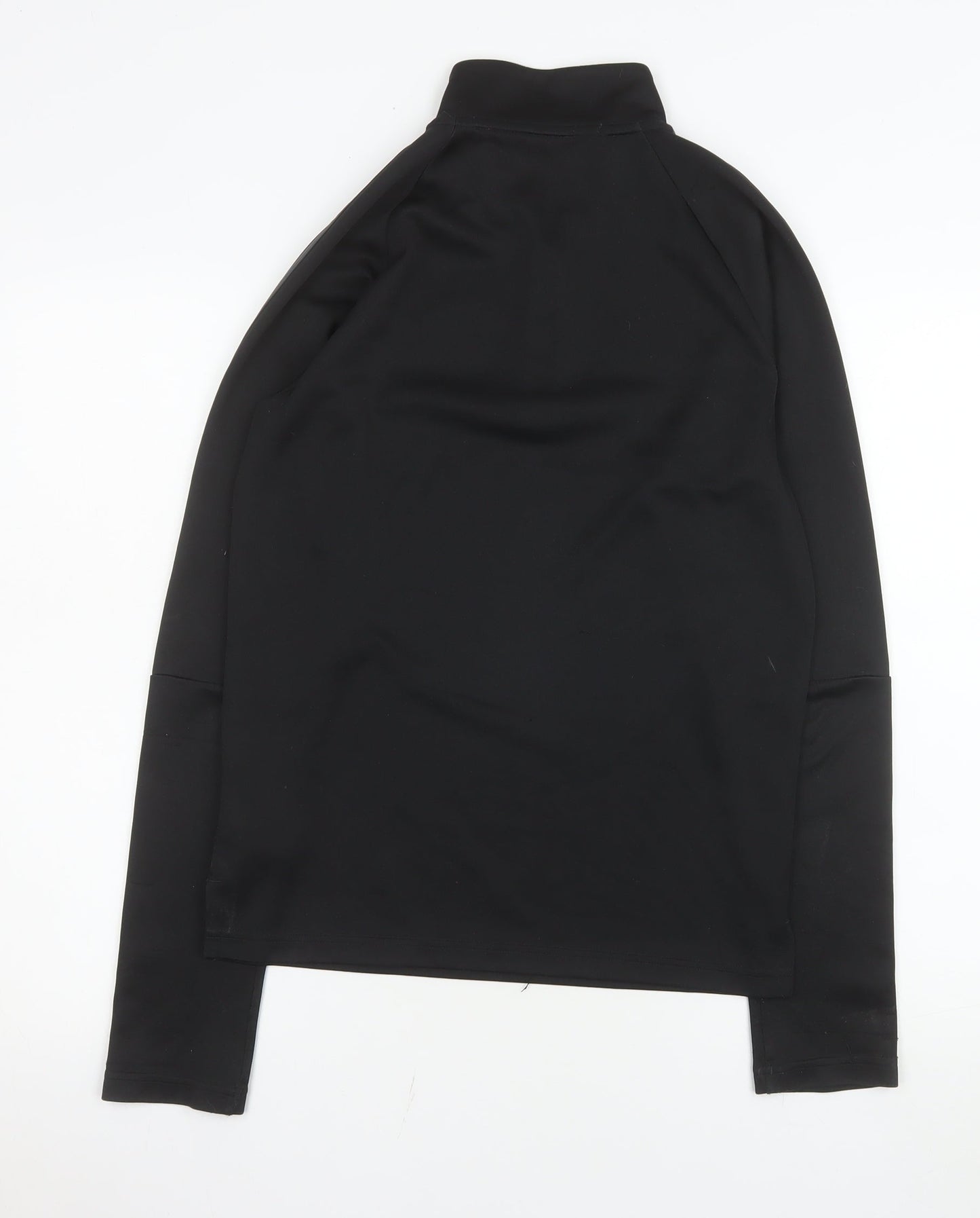 Adidas Men's Black XS Athletic 1/2 Zip Sports Sweatshirt