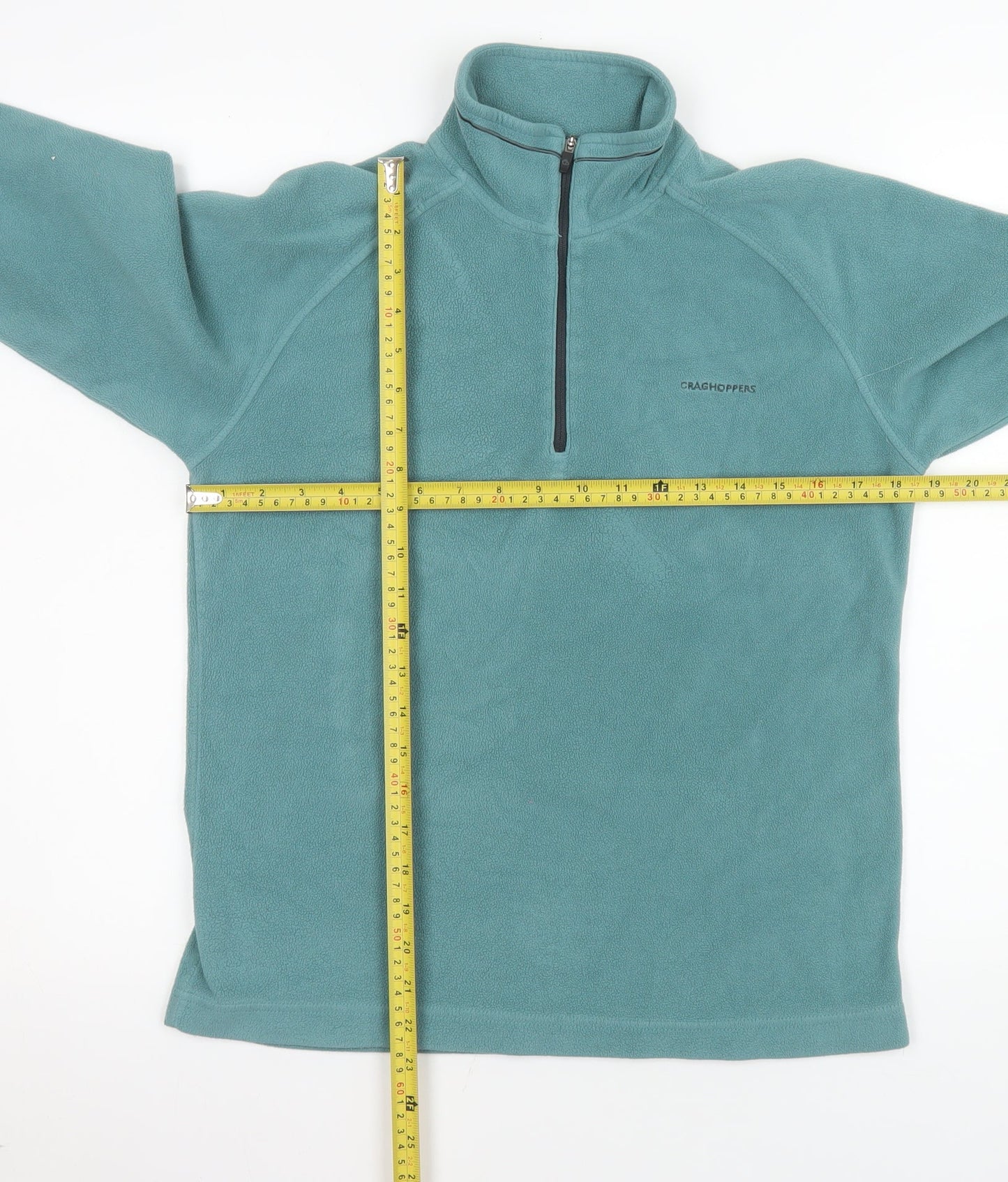 Craghoppers Women's Blue Fleece 1/2 Zip Pullover Sweatshirt UK 10