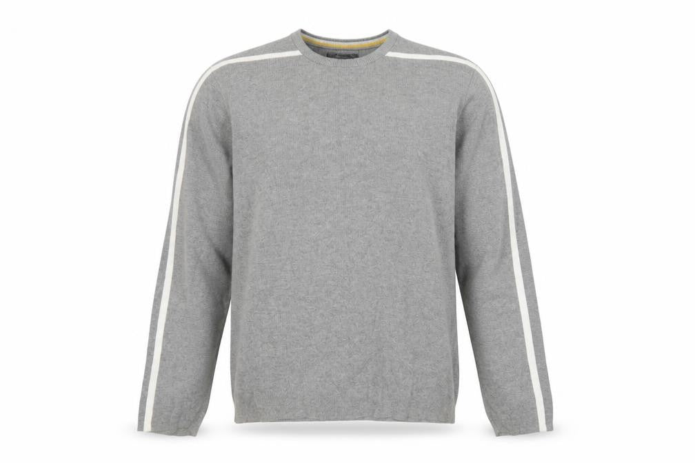 Marks & Spencer Men's Grey Cotton Crew Neck Pullover Jumper L