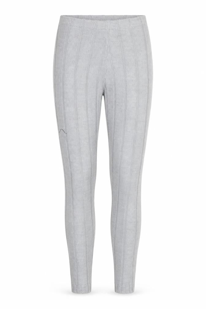 PrettyLittleThing Women’s Grey Knit Leggings S Regular Acrylic