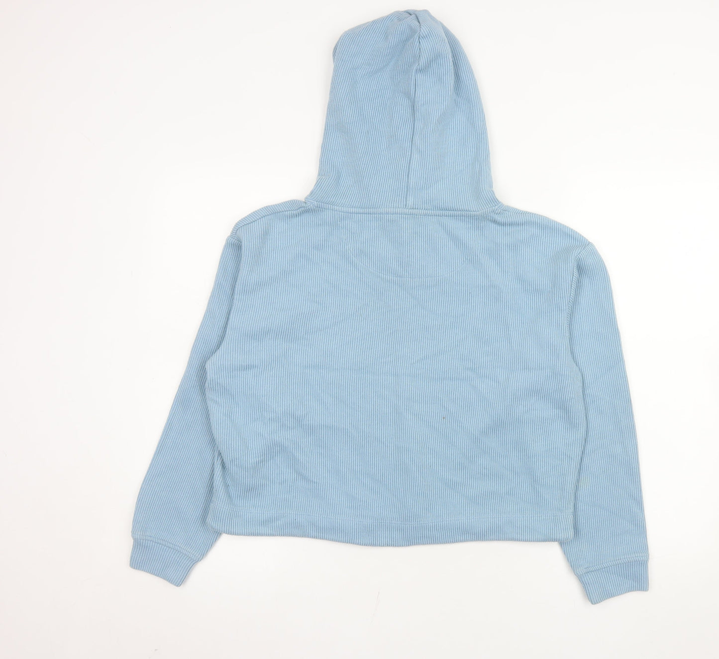 American Vintage Women Blue Pullover Hoodie Size S Cotton Blend
