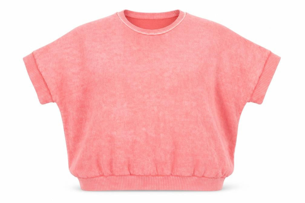 Next Women Pink XL Pullover Short Sleeve Sweater Knit Top