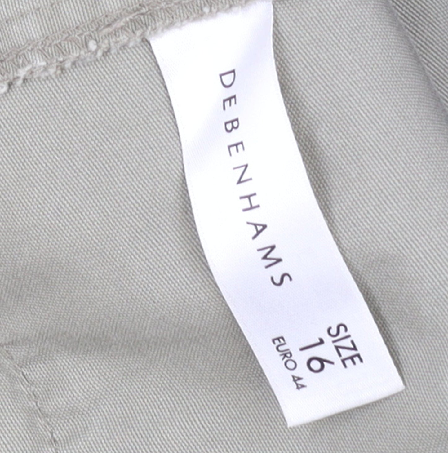 Casual Club Women Beige Cotton Blazer Size 16 Classic Work Jacket