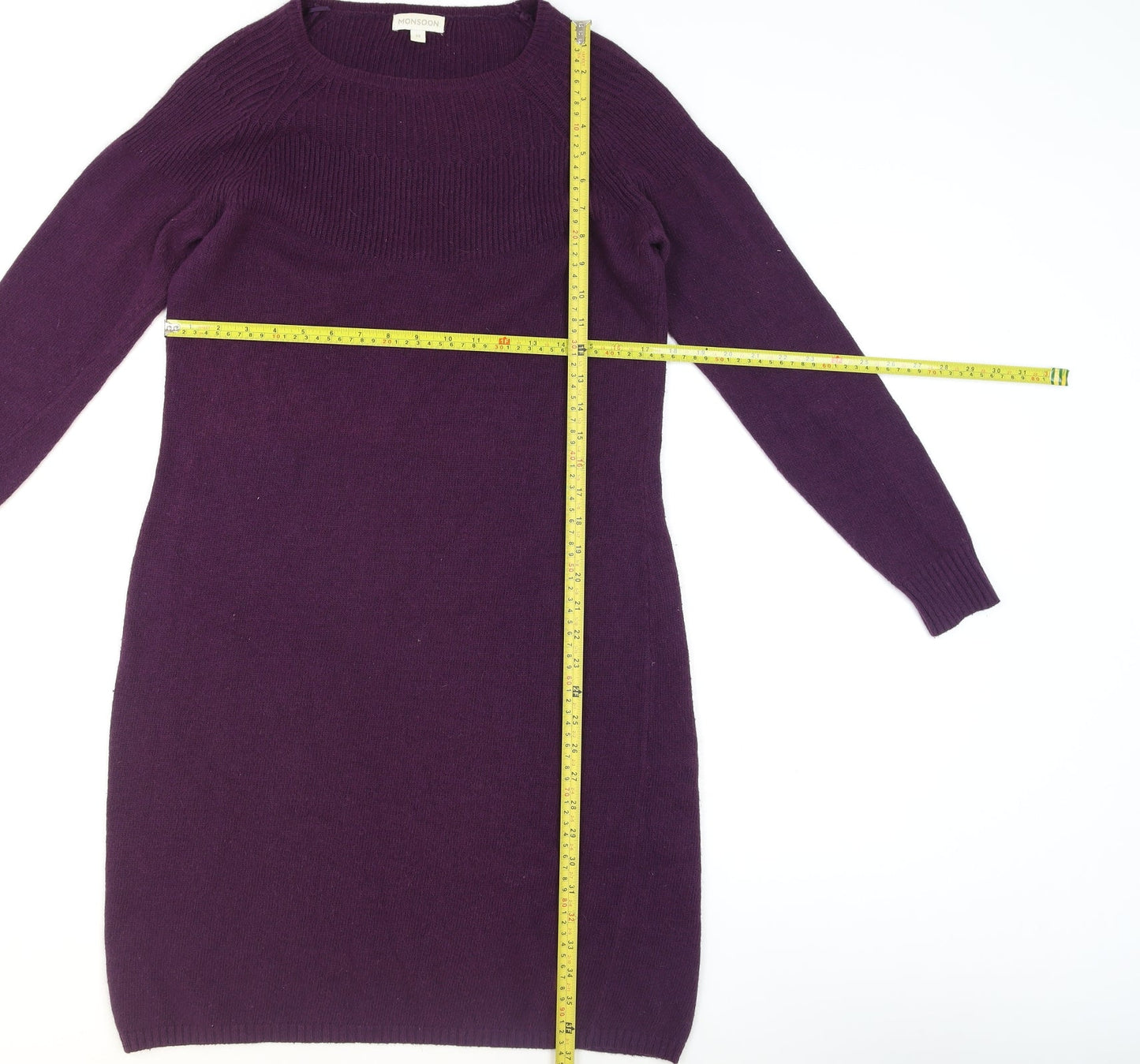 Monsoon Women’s Purple Long Sleeve Pullover Knit Jumper M