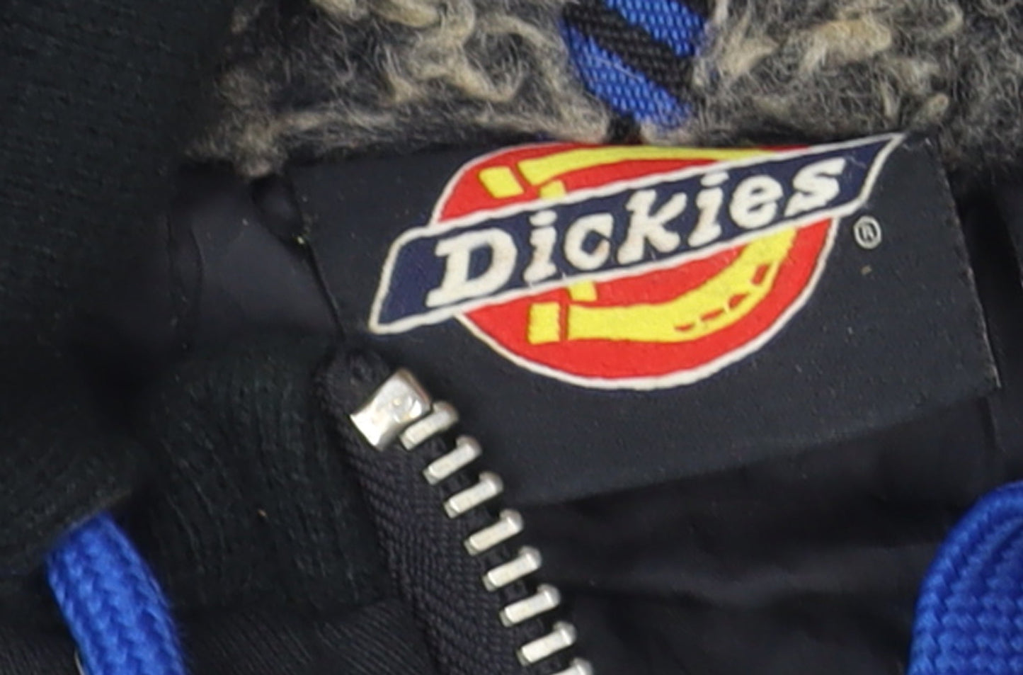 Dickies Men's Black Hooded Fleece Lined Full Zip Jacket Size M