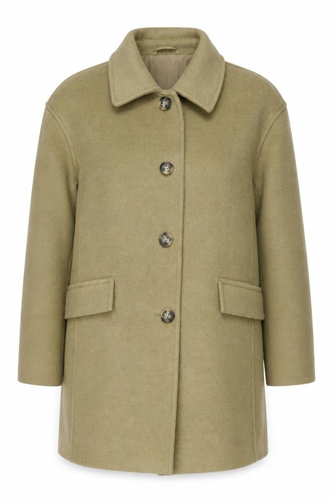 Marks & Spencer Women's Beige Petite Overcoat Size 12