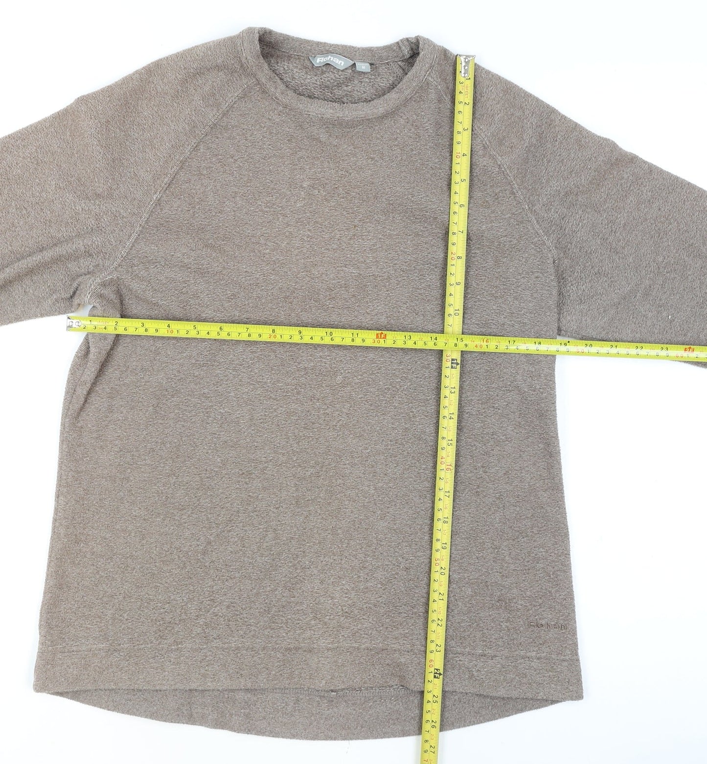 Rohan Womens Beige Vital Crew Jumper Medium Polyester Long Sleeve