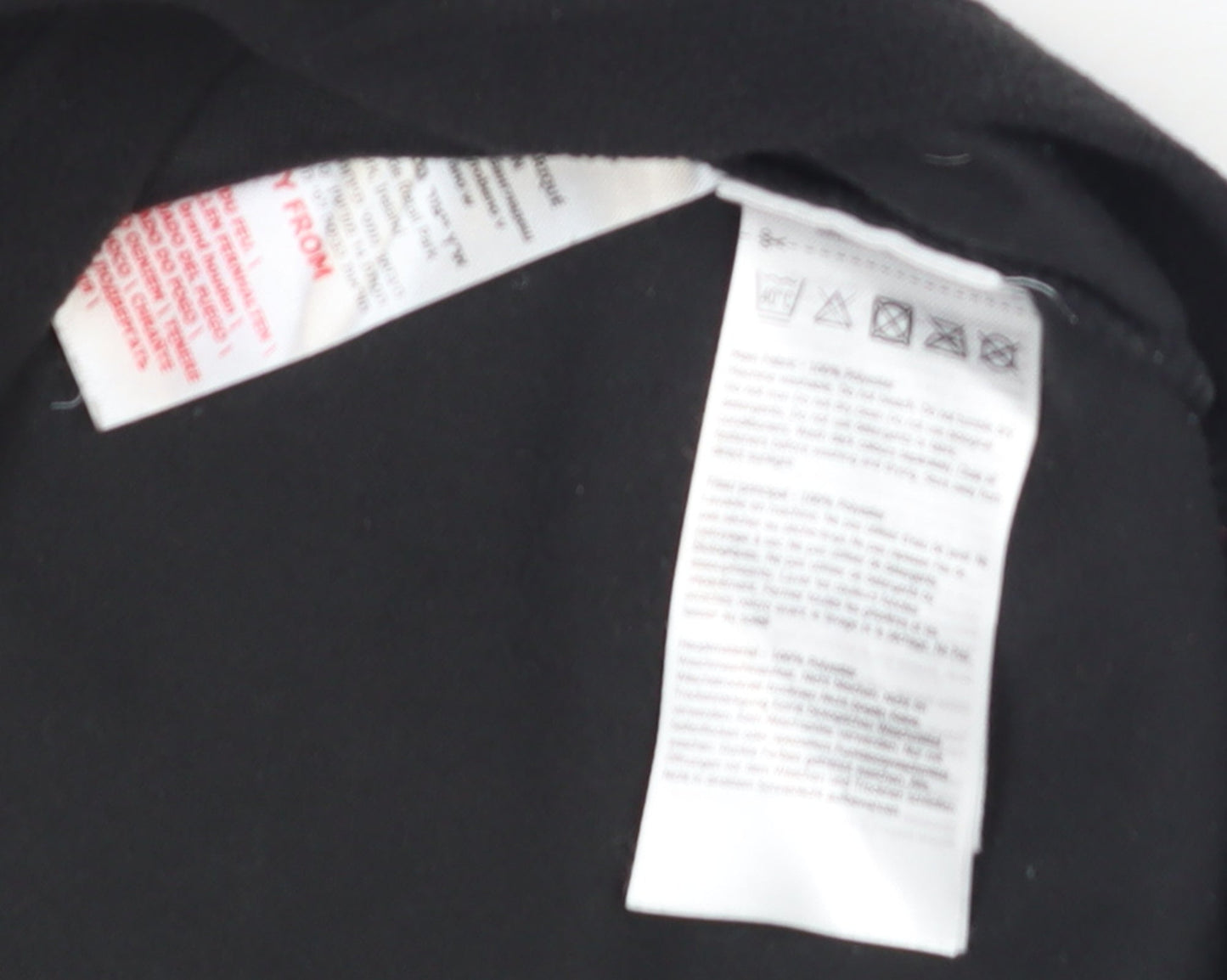 Regatta Great Outdoors Black Fleece 1/2 Zip Pullover UK 14 Womens Sweatshirt