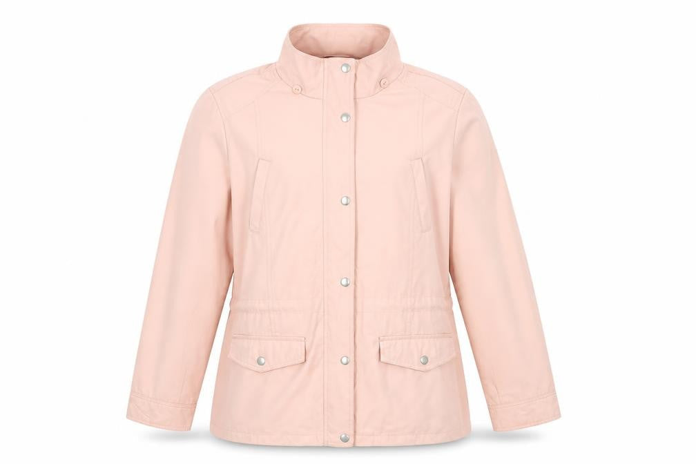 Marks & Spencer Women’s Soft Pink Classic Mid-Length Water Resistant Jacket Size 20