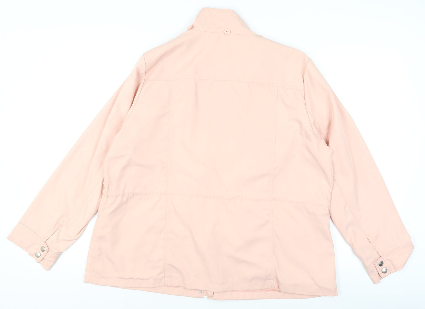 Marks and Spencer Women’s Soft Pink Classic Mid-Length Water Resistant Jacket Size 20