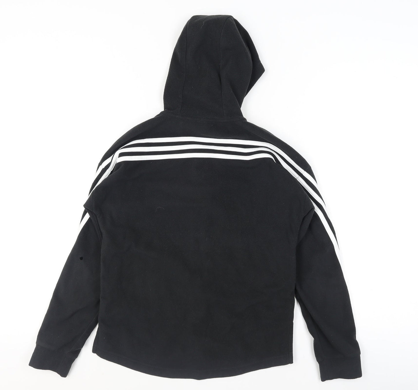Adidas Boys Black Fleece Hooded Full Zip Activewear Jacket 11-12 Years