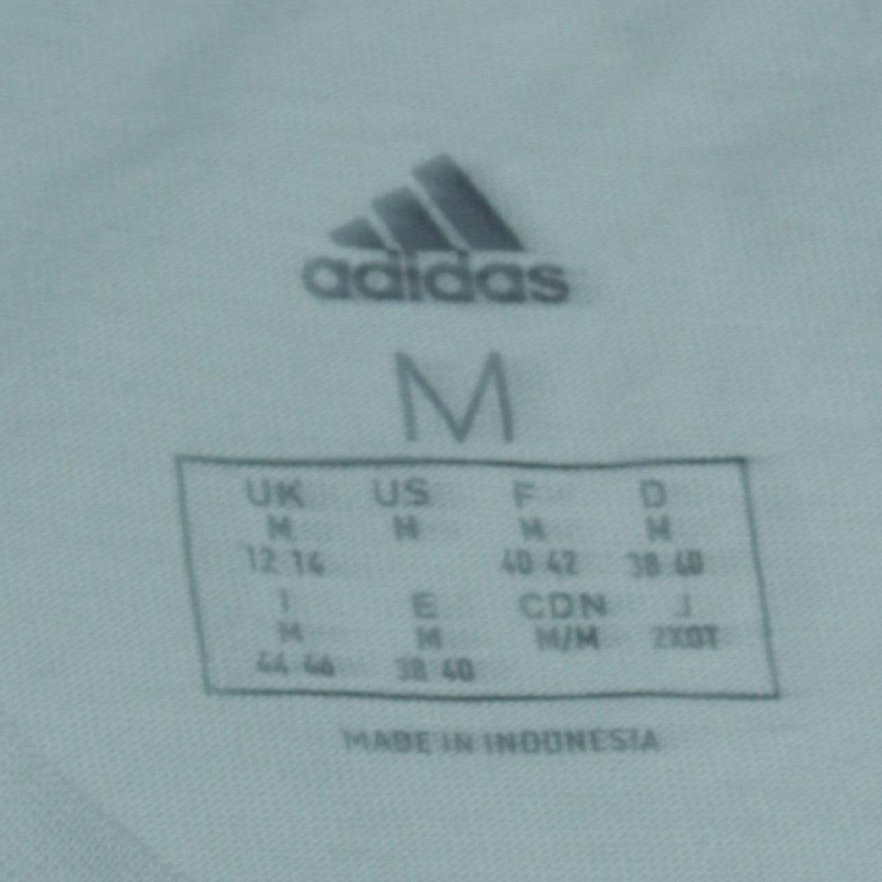 Adidas Men's Light Blue Logo Crew Neck Short Sleeve T-Shirt M