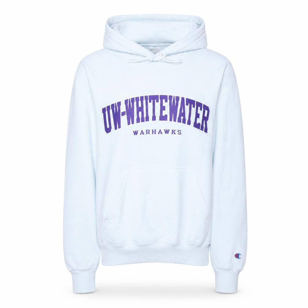 Champion Womens White UW-Whitewater Warhawks Pullover Hoodie XS