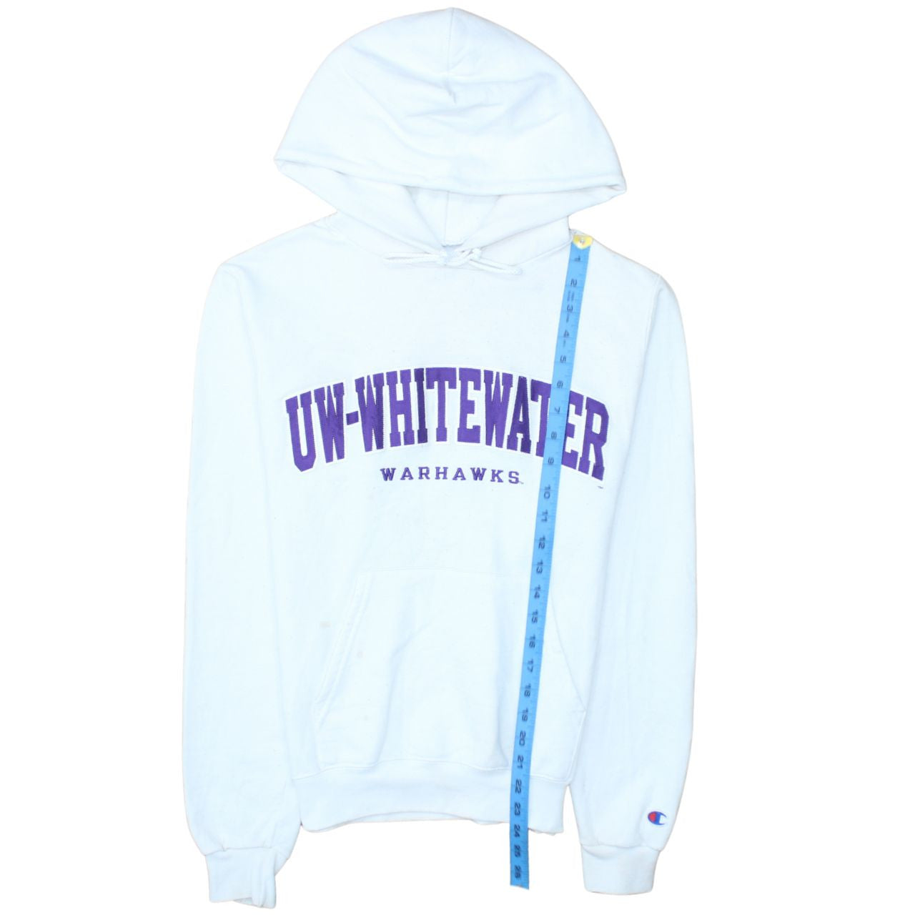 Champion Womens White UW-Whitewater Warhawks Pullover Hoodie XS