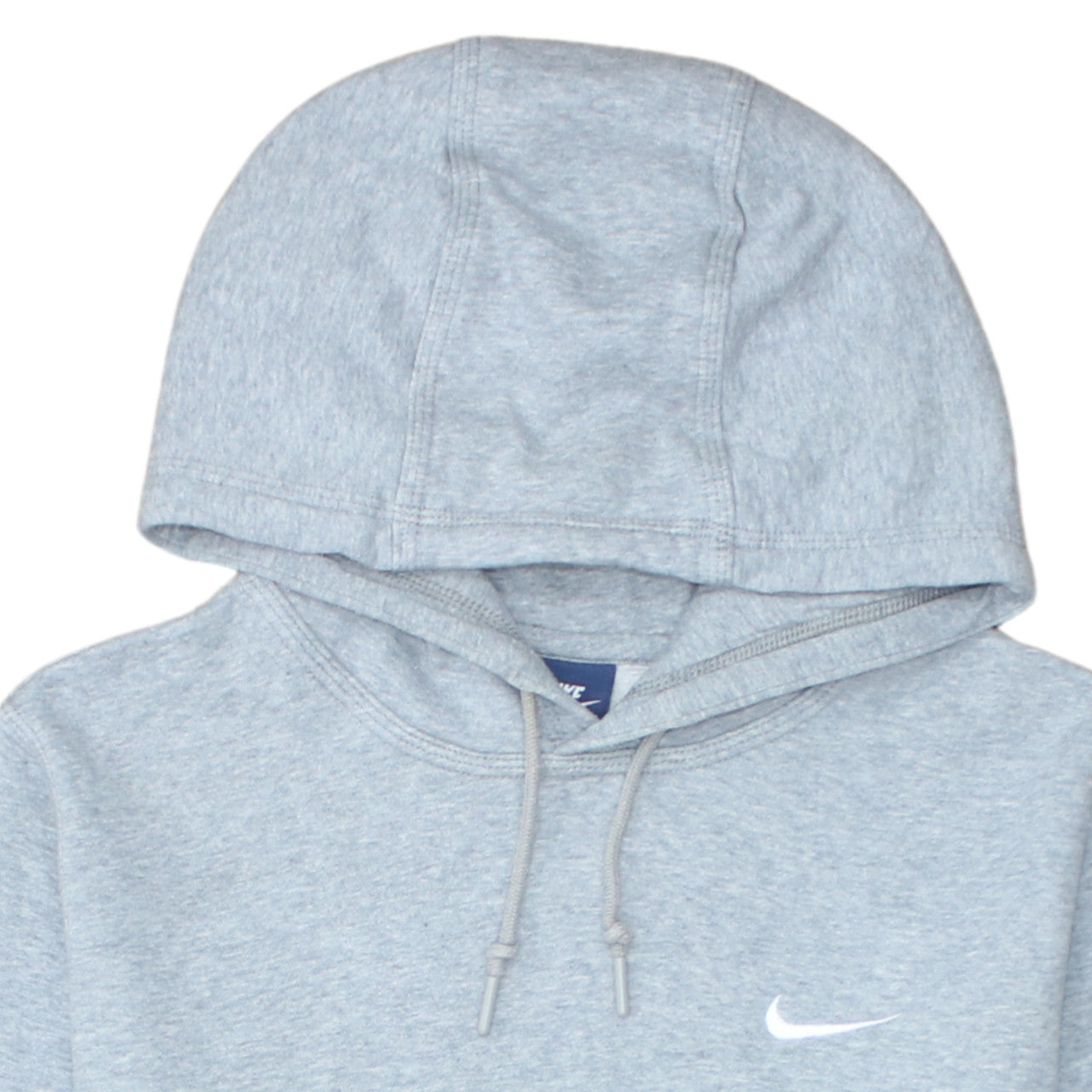 Nike Men's Grey Pullover Hoodie Medium Cotton Blend Sweatshirt