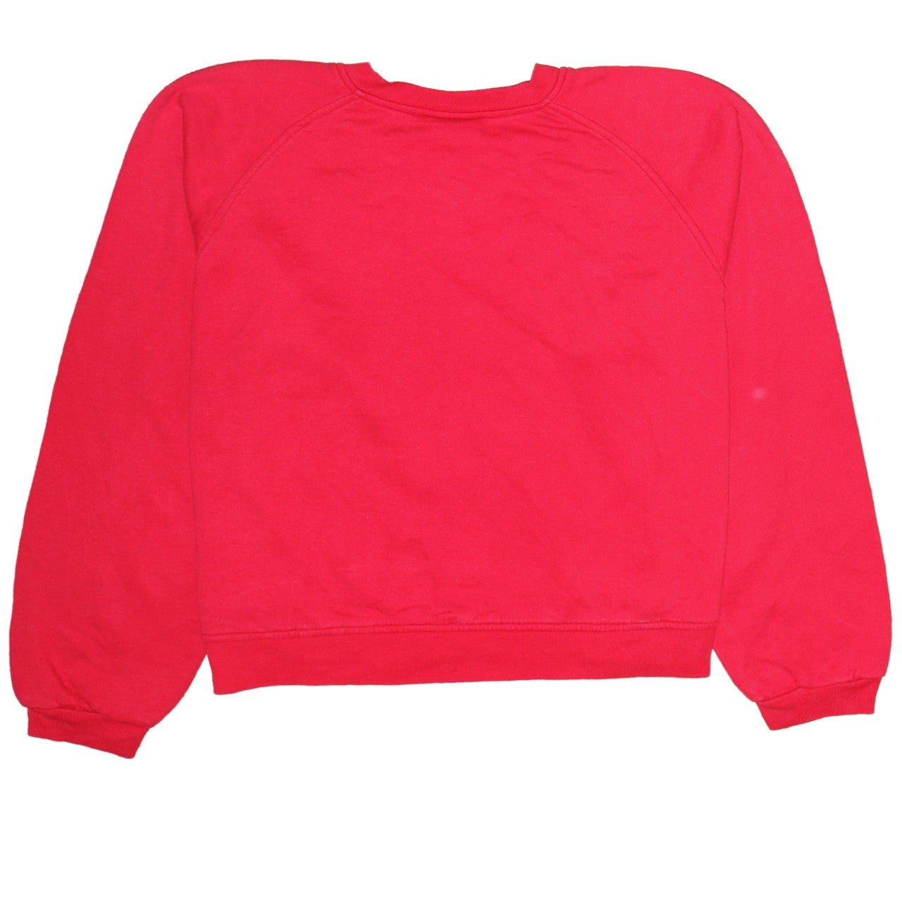 Champion Womens Red Pullover Sweatshirt L Cotton Blend Casual