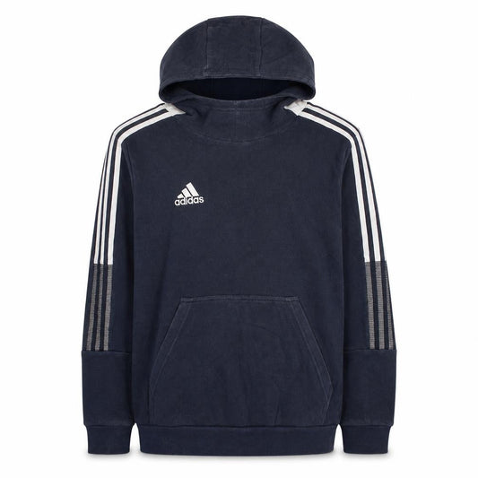 Adidas Boys Navy Blue Pullover Hoodie Sweatshirt Size 13-14 Years
