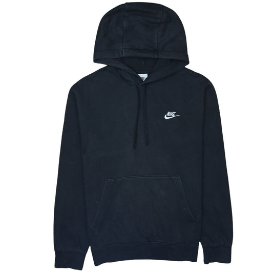 Nike Men’s Black Pullover Hoodie Small Fleece Regular Fit