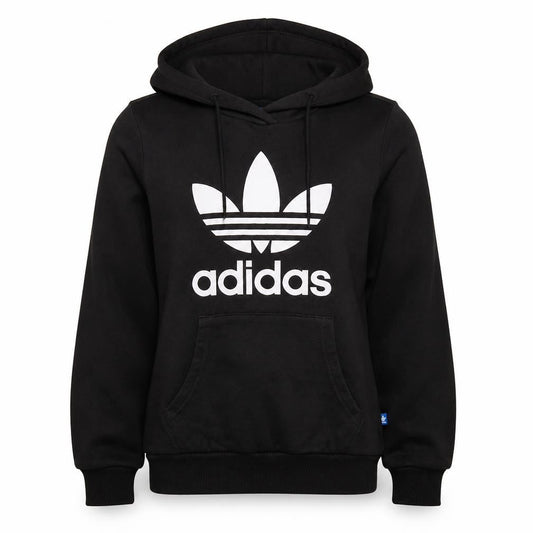 Adidas Womens Black Hoodie UK 8 Pullover Hooded Sweatshirt