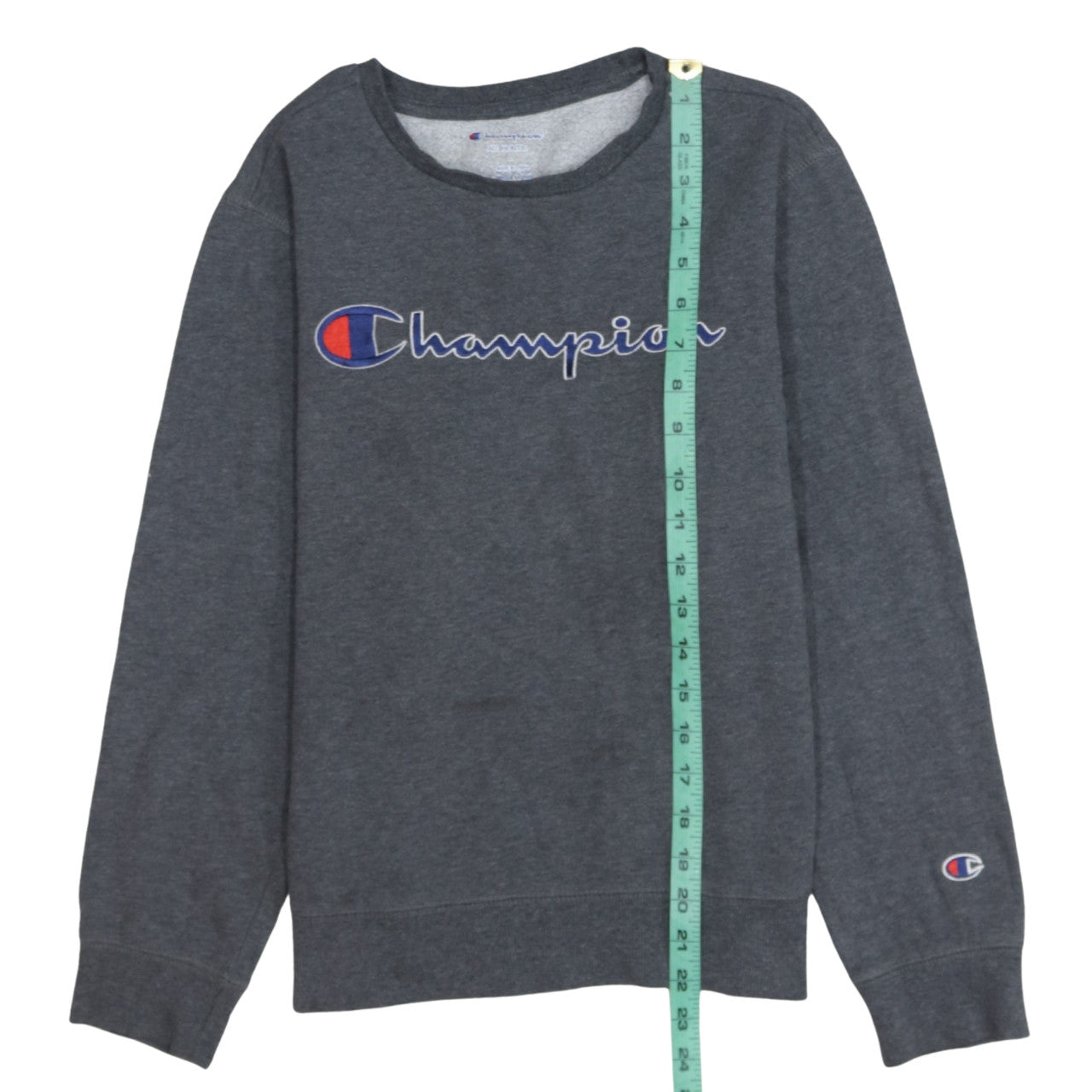 Champion Women's Grey Cotton Blend Pullover Sweatshirt Size L