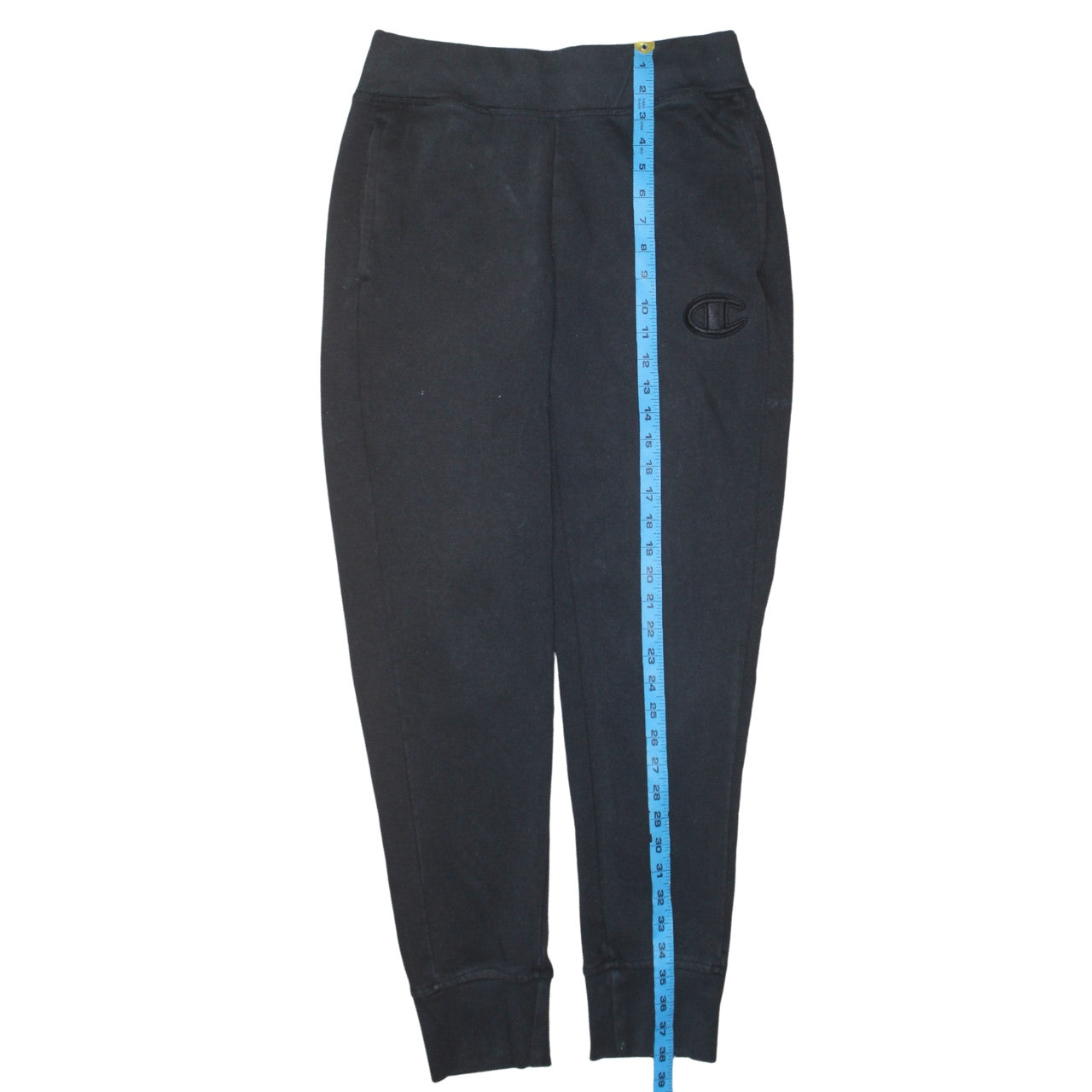 Champion Men's Black Jogger Sweatpants Size S Tapered Fit