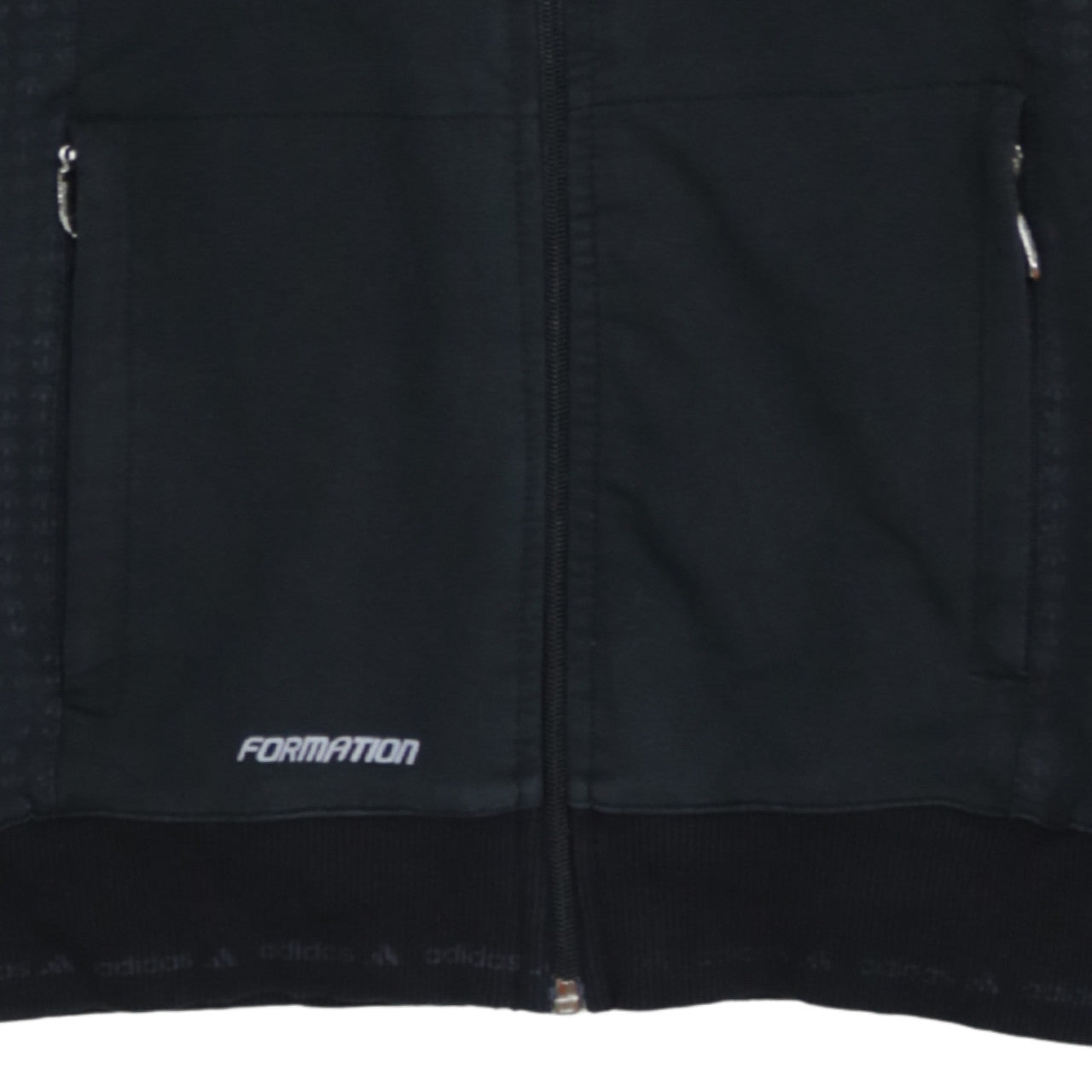Adidas Women's Black Full Zip Hoodie Size 12 Hooded Sweatshirt