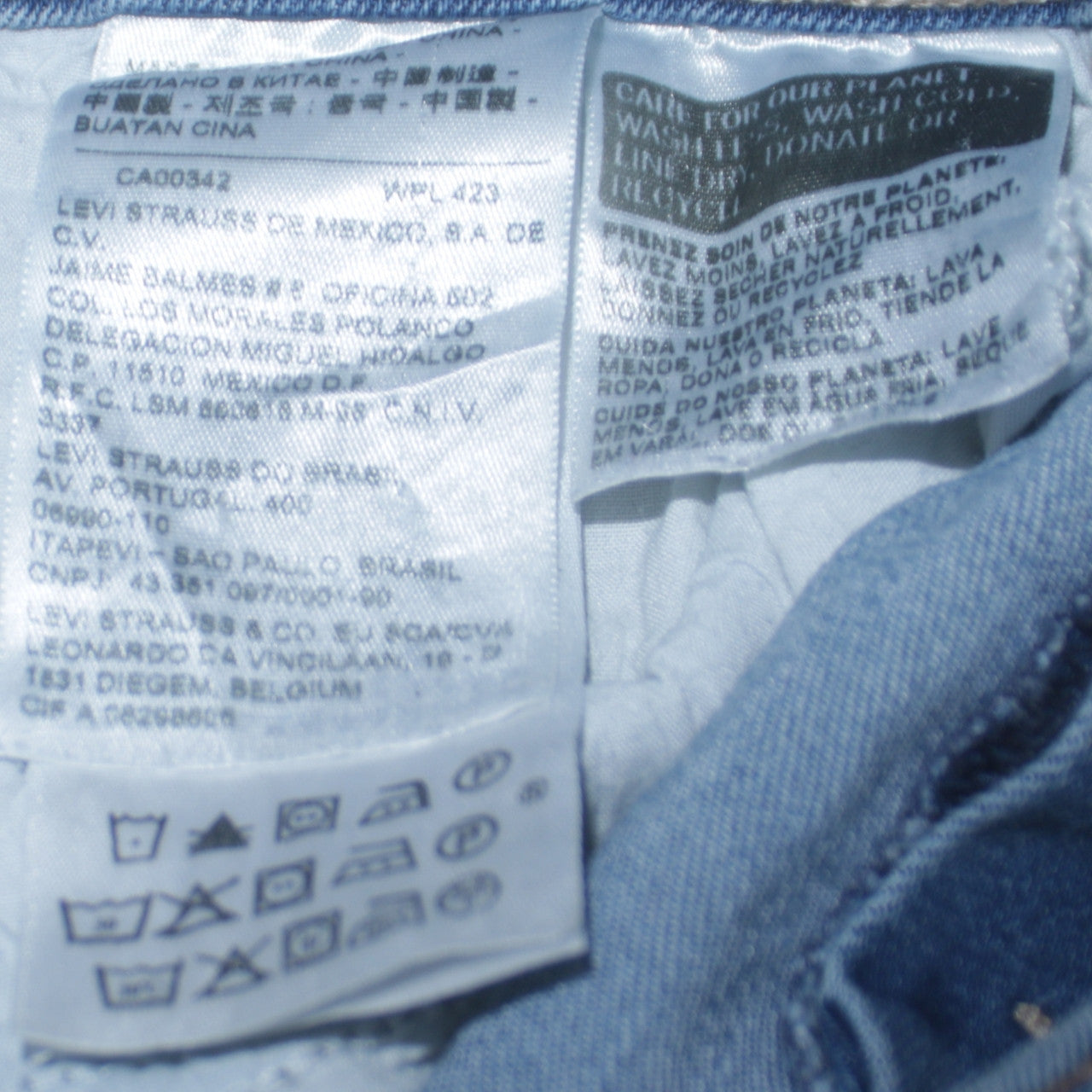Levi's Women's Blue Skinny Jeans Size 27 Mid Rise Stretch Denim