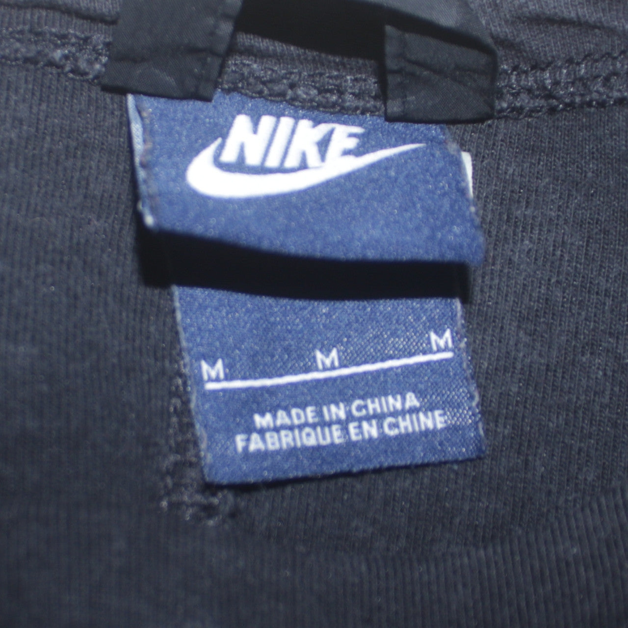 Nike Women Black Medium Pullover Sweatshirt with Drawstring Hem