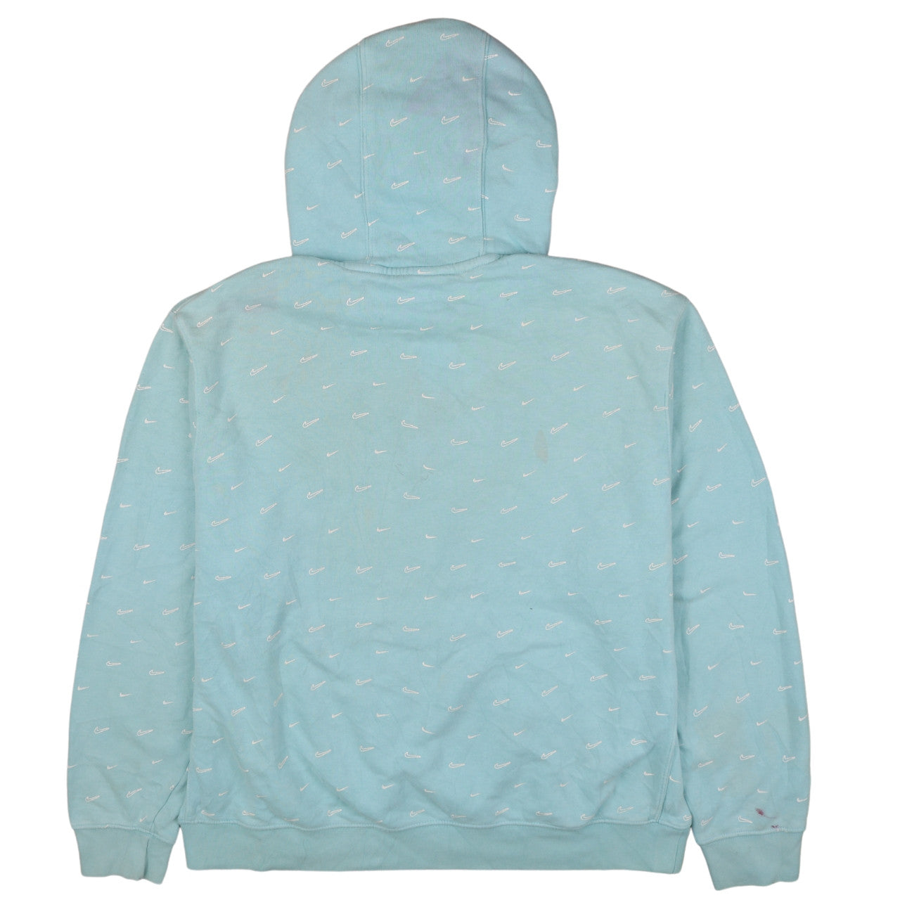 Nike Women’s Blue Pullover Hoodie XL Logo Print Casual Sweatshirt