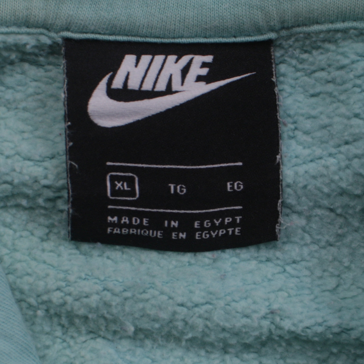 Nike Women’s Blue Pullover Hoodie XL Logo Print Casual Sweatshirt